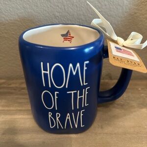 Rae Dunn Home Of the Brave Mug